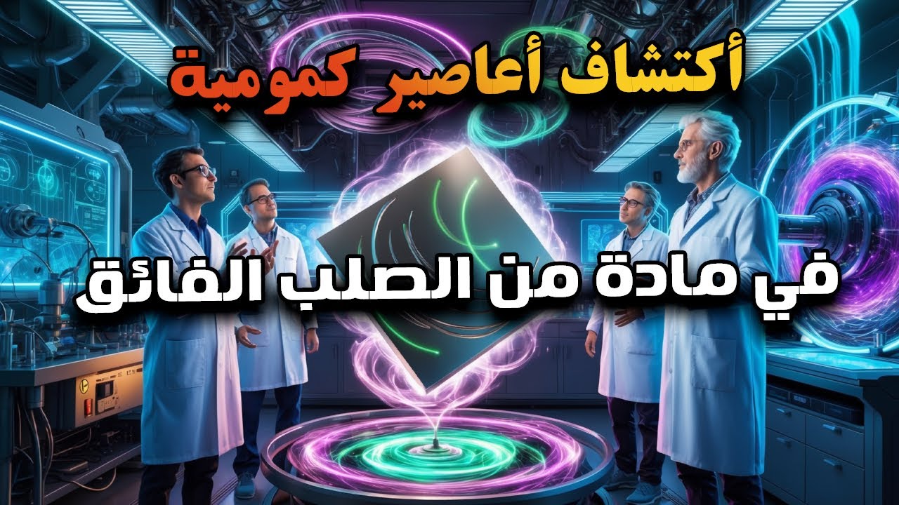 علماء الفيزياء يرصدون أعاصير كمية تدور في مادة من الصلب الفائق