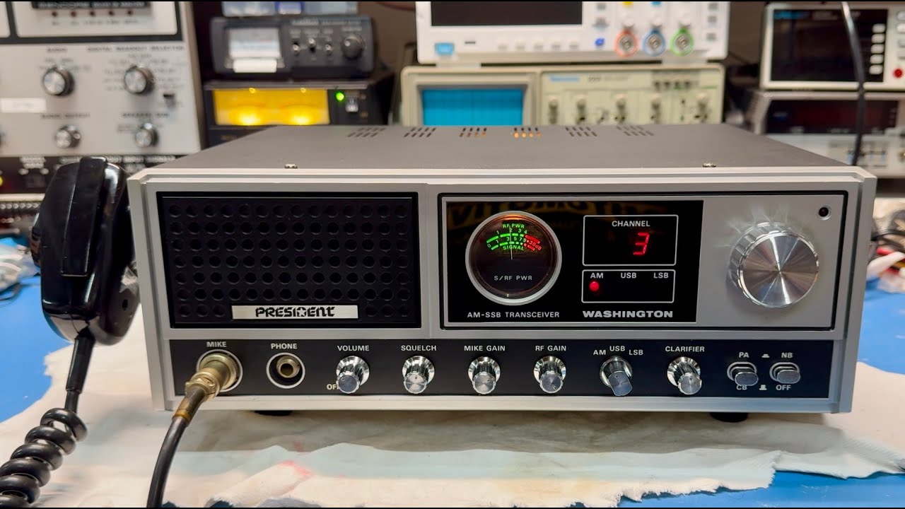858 President Washington CB Base Station Restoration & Repair