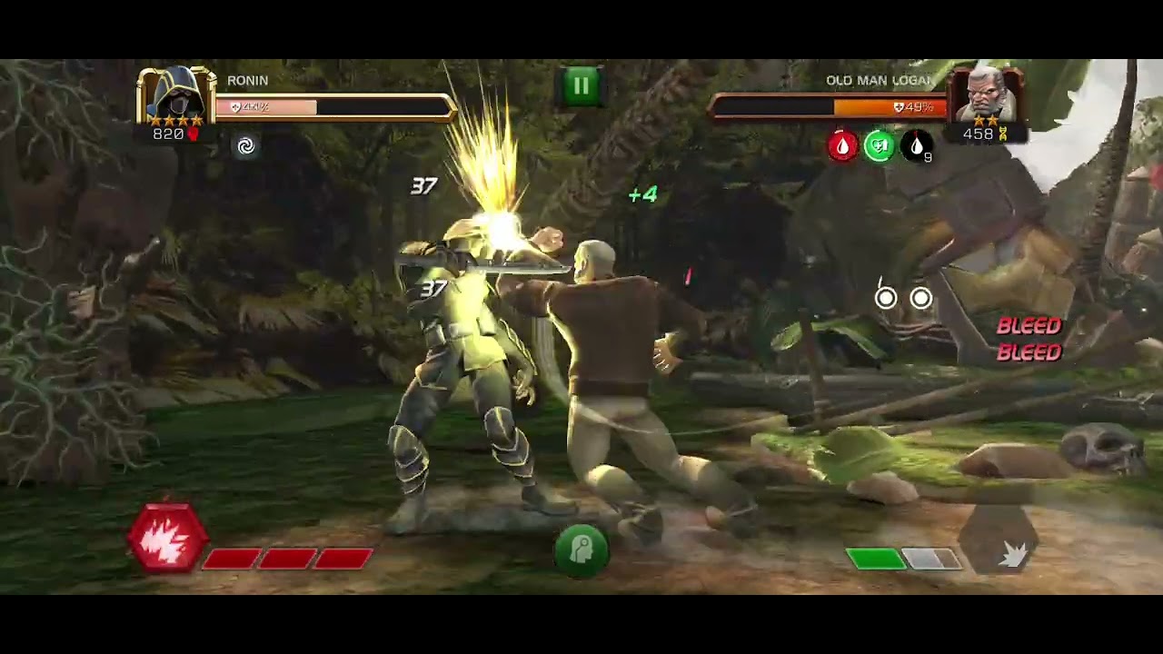 Marvel Contest of Champions | Ronin vs Old man Logan ❤️‍🔥 | #gaming #marvel #marvelgames #viral 