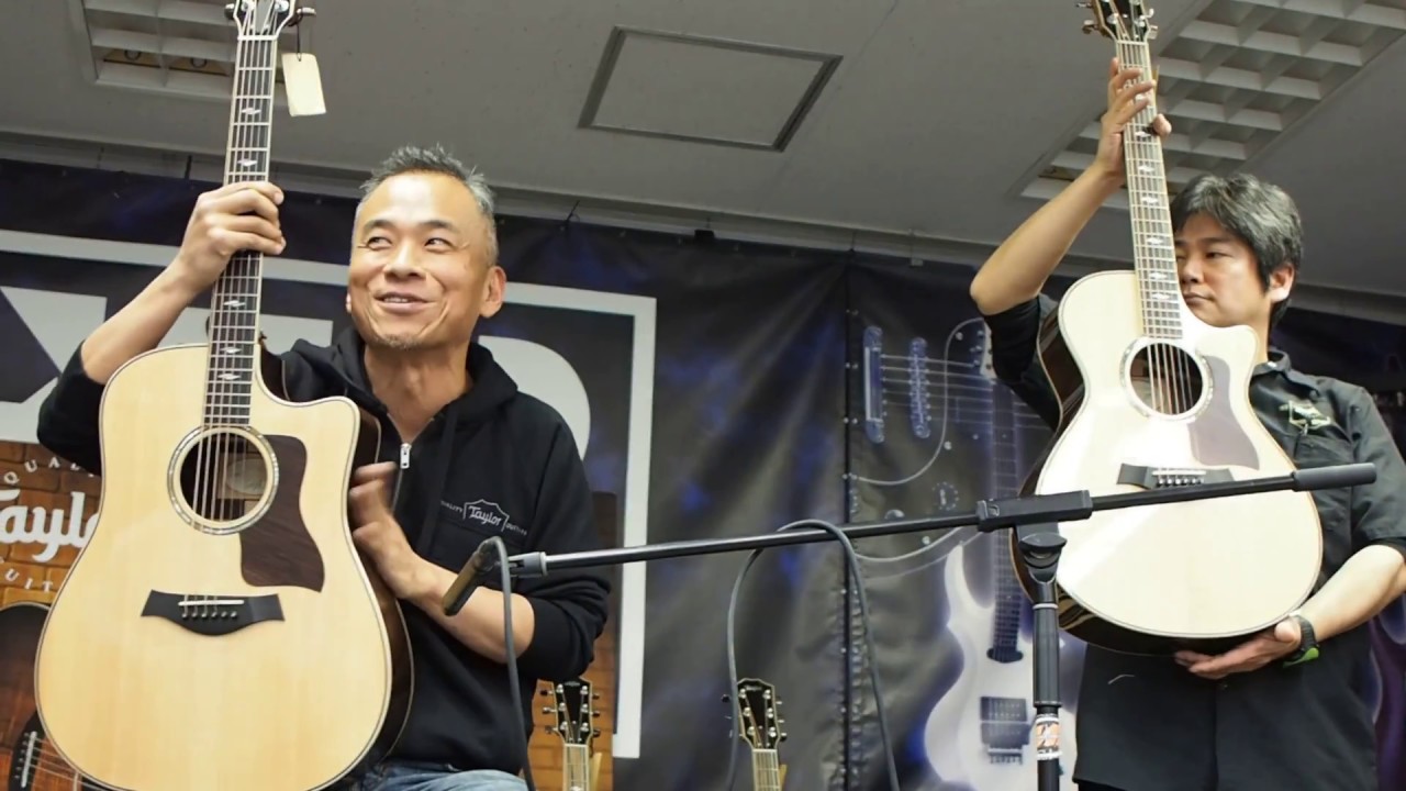 Taylor Guitars Road Show in お茶の水 ～その3～ ボディーの違いで音が変わる。