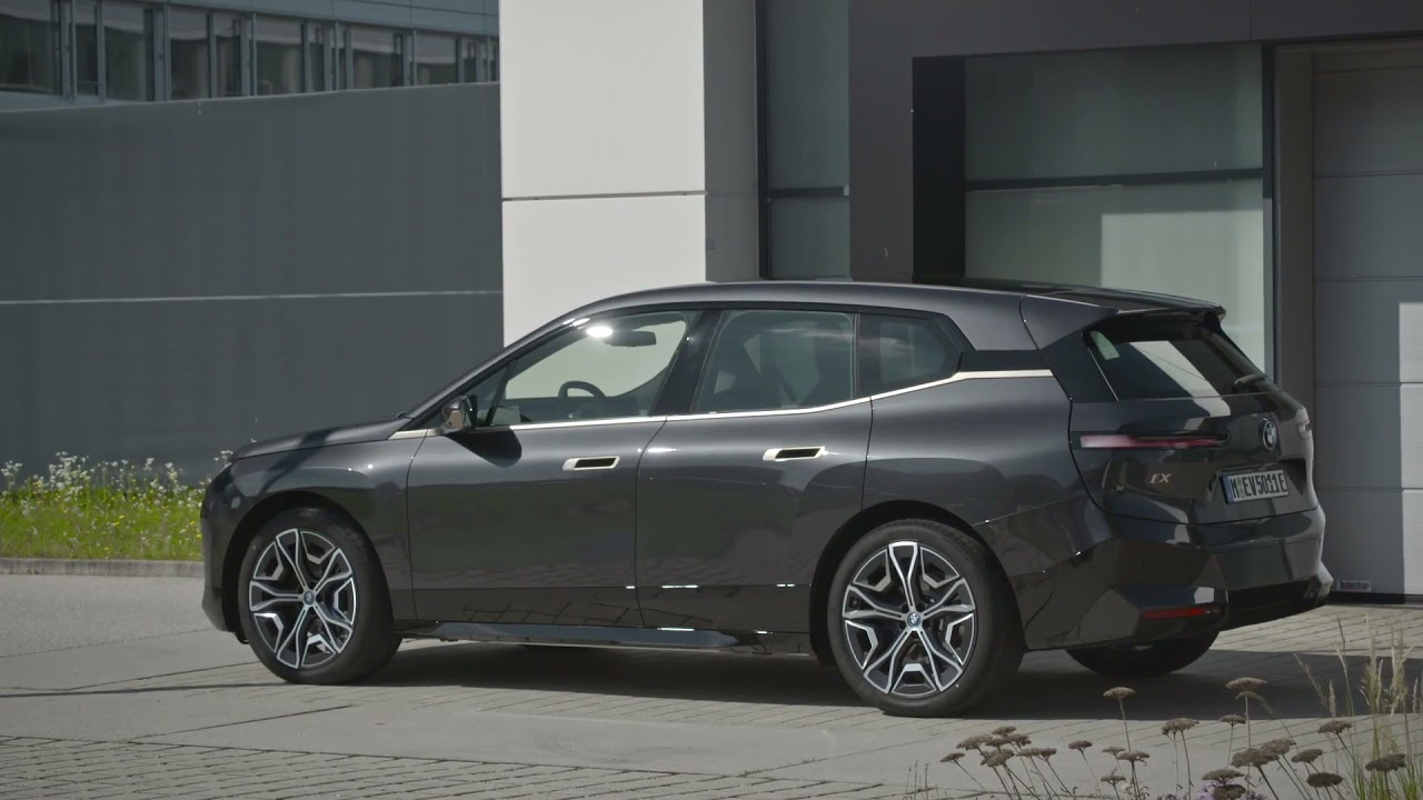 The first-ever BMW iX Exterior Design in Grey