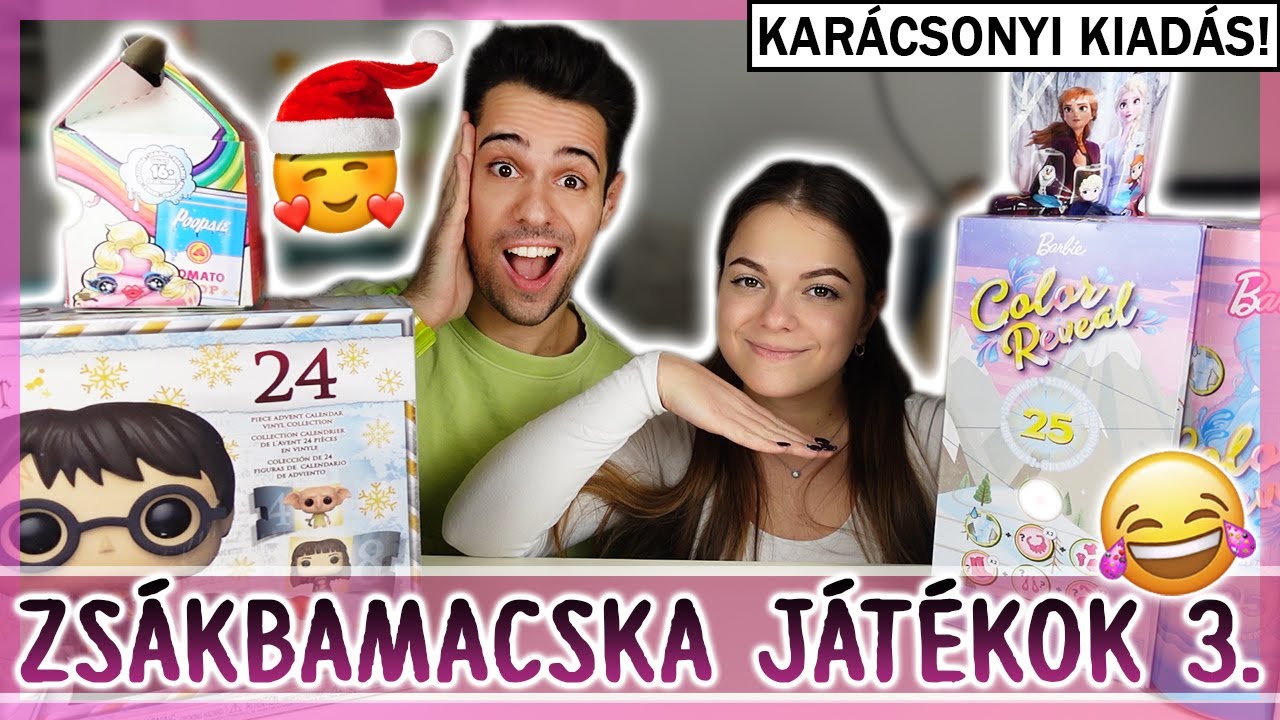 $ ZSÁKBAMACSKA GYEREKJÁTÉKOK KITTIVEL 3 💖 *karácsonyi kiadás* 🎄 $