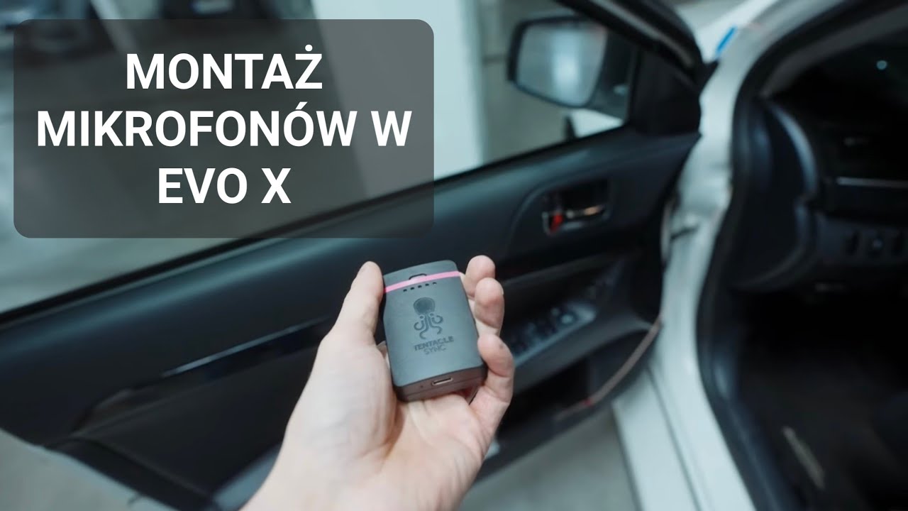 #59 Montaż mikrofonów w Lancer EVO X (PL/EN subtitles)