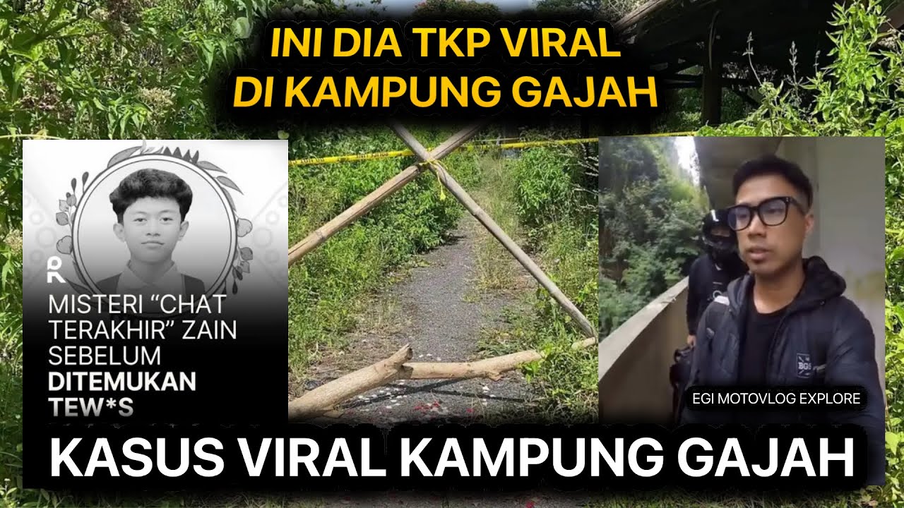 VIRAL‼️NEKAT MASUK KE TKP KEZI KAMPUNG GAJAH‼️EGI MV KETAKUTAN 😱