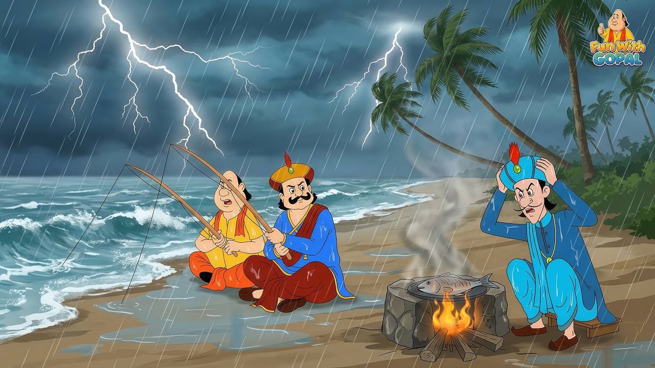 গোপাল দাদা ও রাজা সুন্দর তীরে মাছ ধরলেন, মন্ত্রীর দিয়ে রান্না করালেন | Gopal Bhar | New Episode