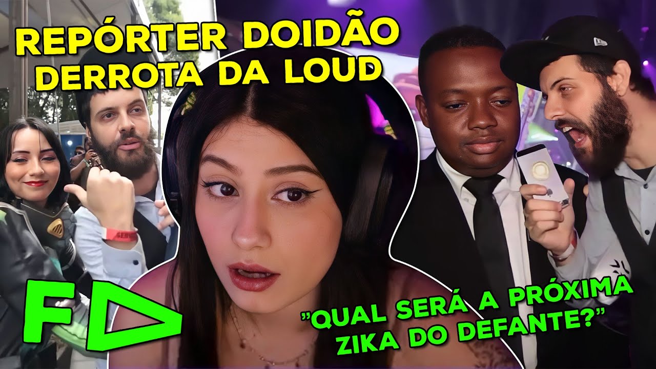 YAYAH REAGE: REPÓRTER DOIDÃO NA DERROTA DA LOUD NO VCT LOCK//IN VALORANT | Yayah Clipes
