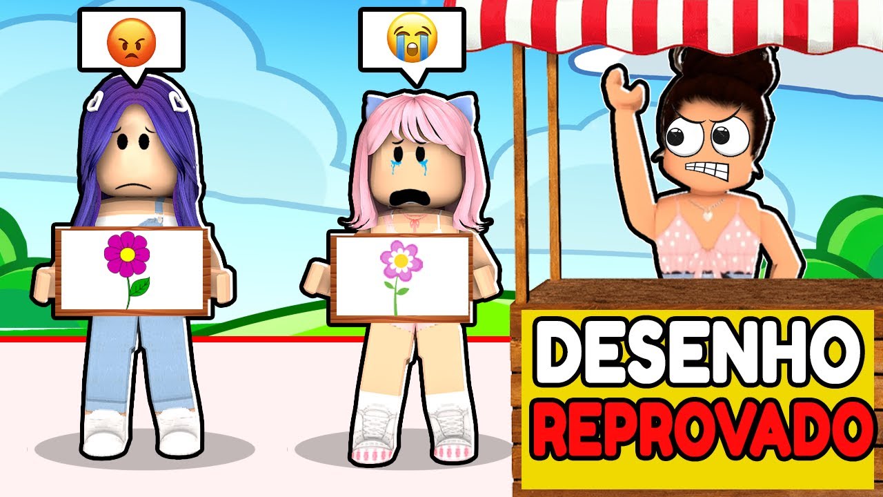 😫 ELES ODIARAM NOSSOS DESENHOS - Revoltei! Shine or Decline #roblox