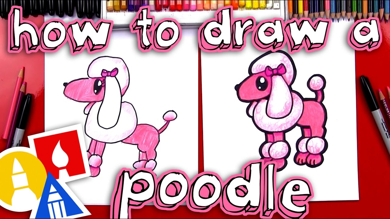 How To Draw A Cartoon Poodle