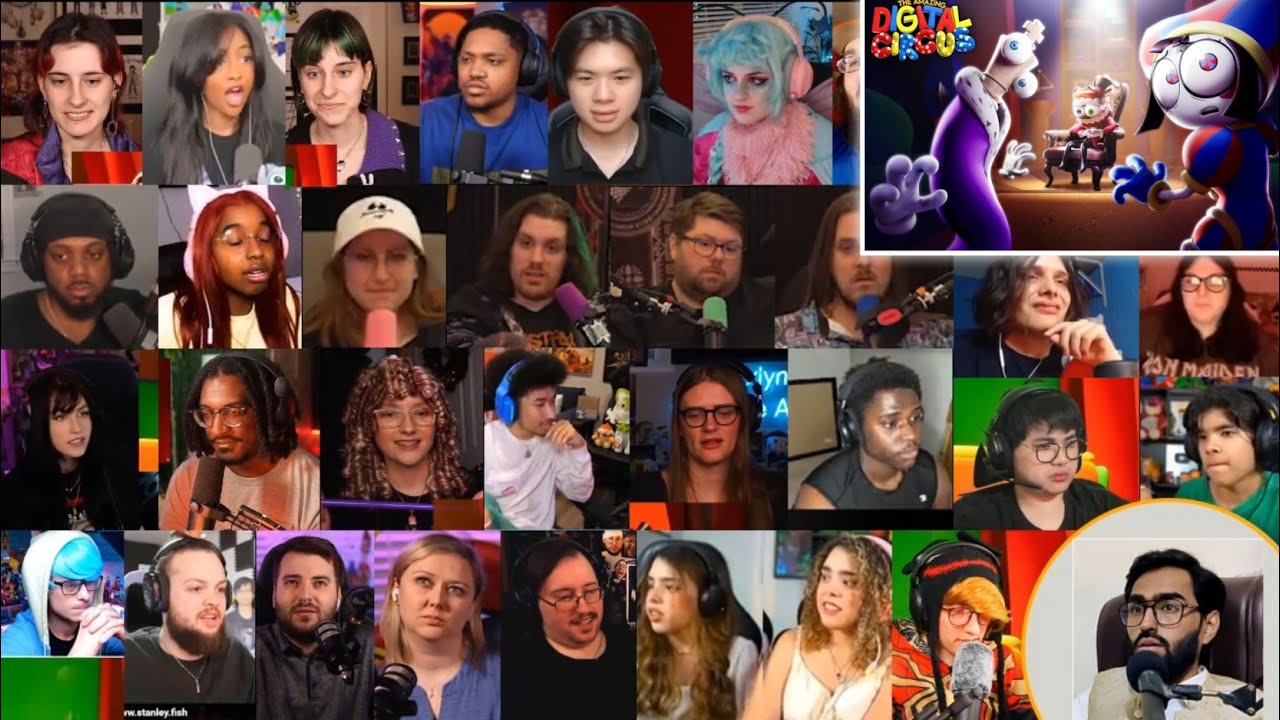 The Amazing Digital Circus Episode 8 Reaction Mashup | Finale is Coming!! | GLITCH