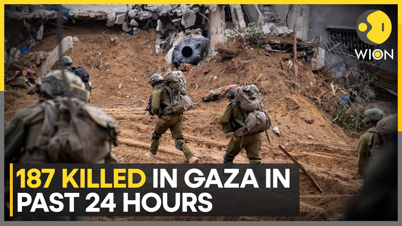 Israel-Hamas war | Hamas-run Health Ministry: 187 killed across Gaza in past 24 hours | WION