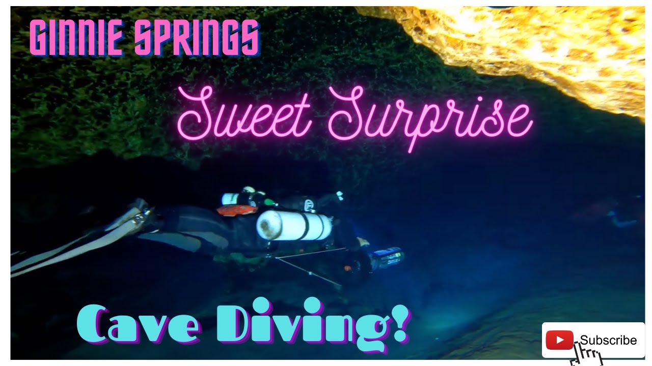 Ginnie Springs Cave Diving!!!!! Sweet Suprise! DPV CAVE!