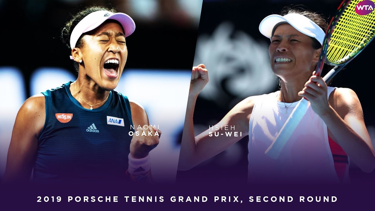 Naomi Osaka vs. Hsieh Su-Wei | 2019 Porsche Tennis Grand Prix Second Round | WTA Highlights