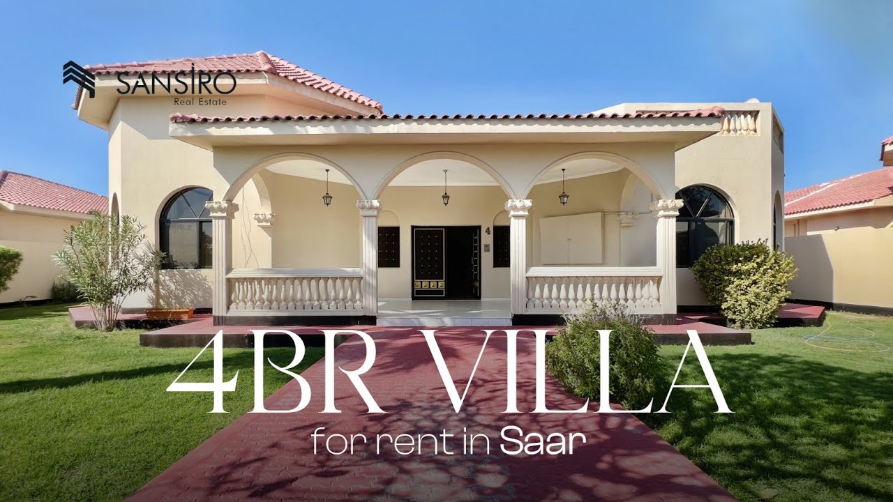 4BR Villa for Rent in Saar Near St. Christopher’s School | BD 850 Exclusive