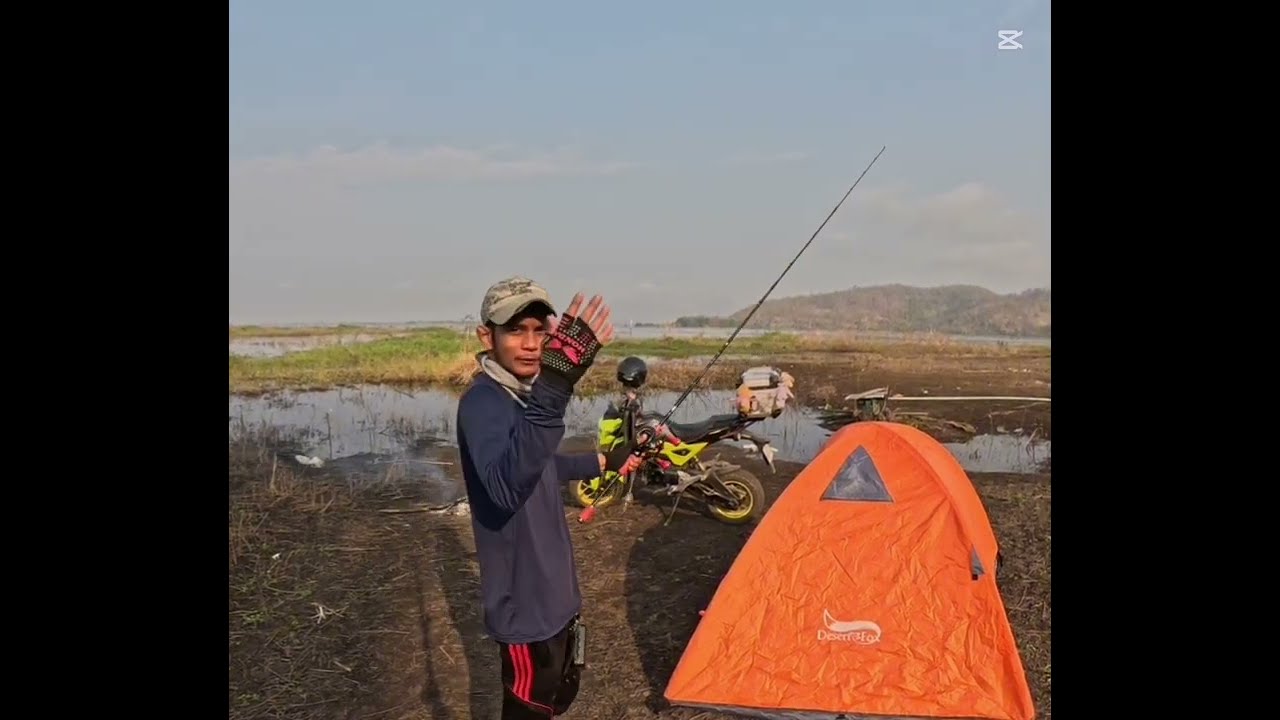 Camping chill chill and fishing ⛺️⛺️🏔️🏔️🌄🌄🎣🎣🎣🎣
