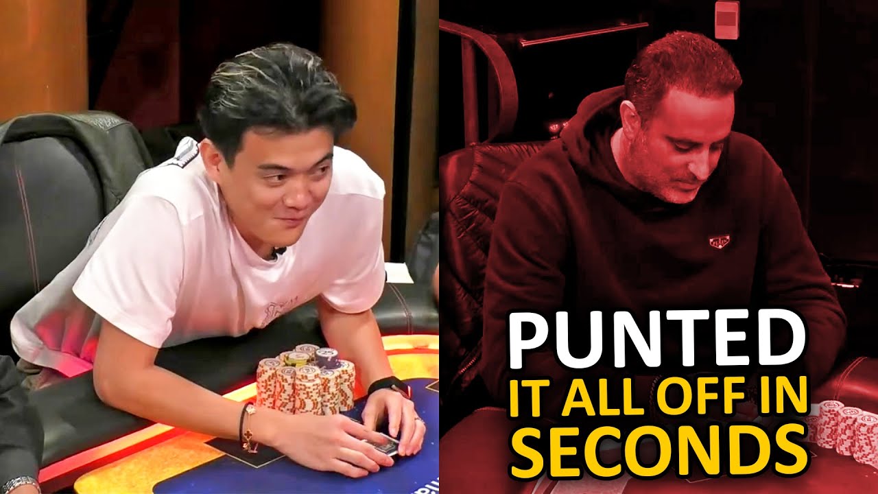 Он был так уверен в себе, пока всё не обернулось против него. @HustlerCasinoLive