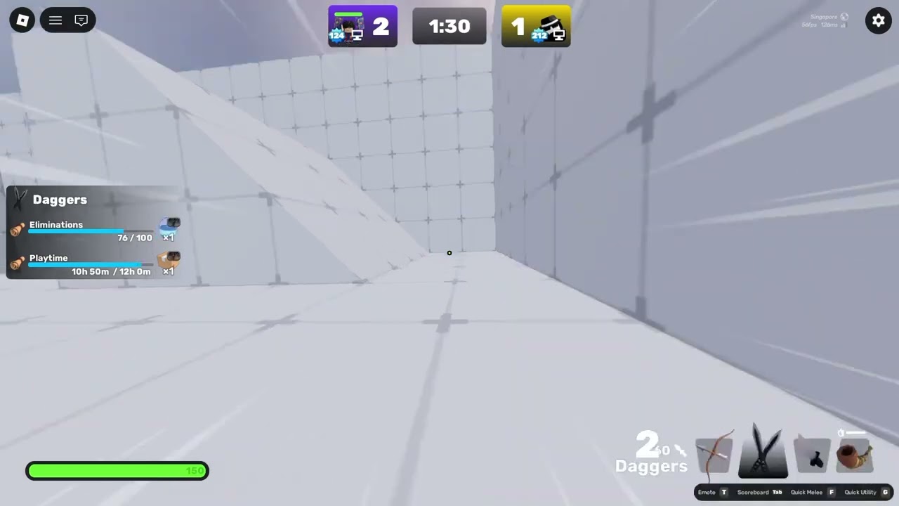 Doing 1v1 with KNIFE in ROBLOX RIVALS