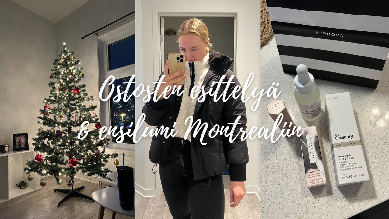 Ensilumi, ostosten esittelyä & starbucksin herkkuja 🤎☃️