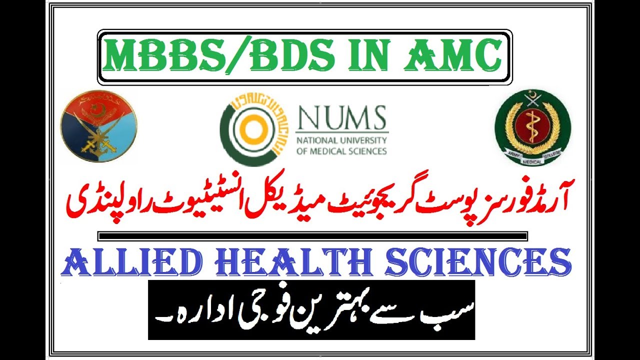 Armed Forces Postgraduate Medical Institute (AFPGMI) !! NUMS Admissions 2018