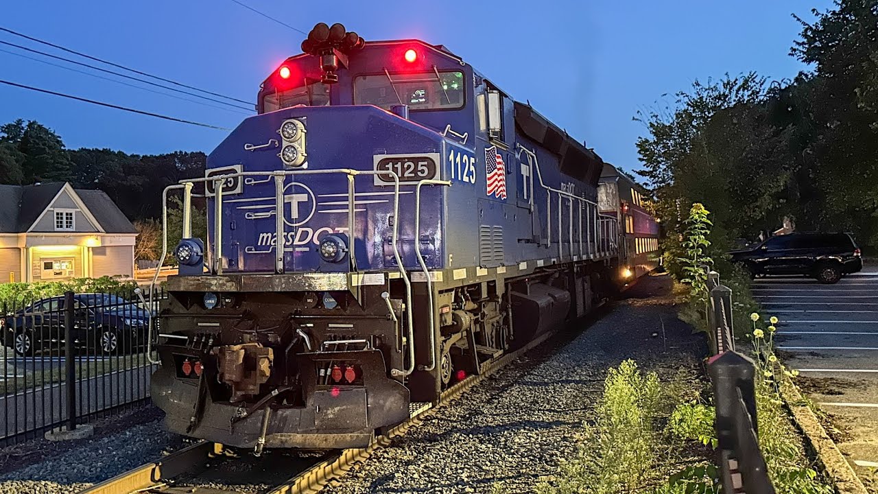 MBTA Commuter Rail on the Newburyport/Rockport Line - September 2023