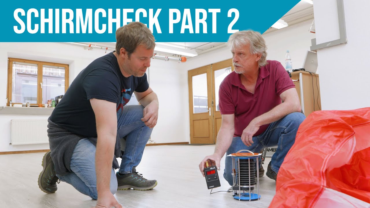 Gleitschirm Check - So läuft ein Schirmcheck ab! | PART 2 - Flugschule Hirondelle, Weinheim