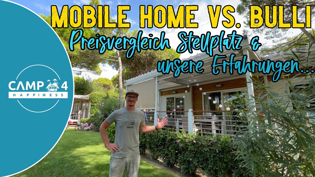 Stellplatz vs. Mobile Home: Preisvergleich auf dem Marina di Venezia