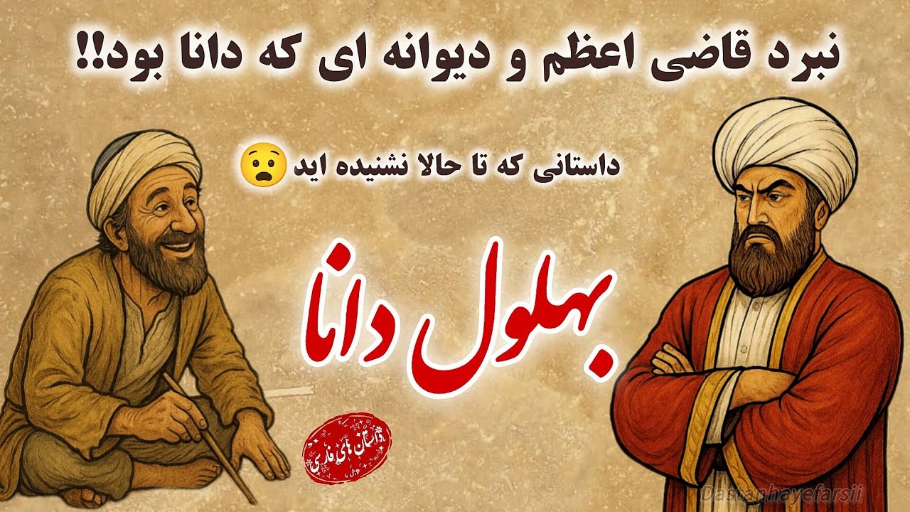 بهلول دانا : داستان بهلول دانا نبرد با قاضی اعظم📖عاقل ترین دیوانه چه کرد؟😯/ داستان های فارسی #story