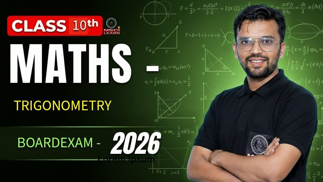 Height & Distance ⚡ One Shot | Class 10th MATH | Most Important Concepts  | Board Exam 2026