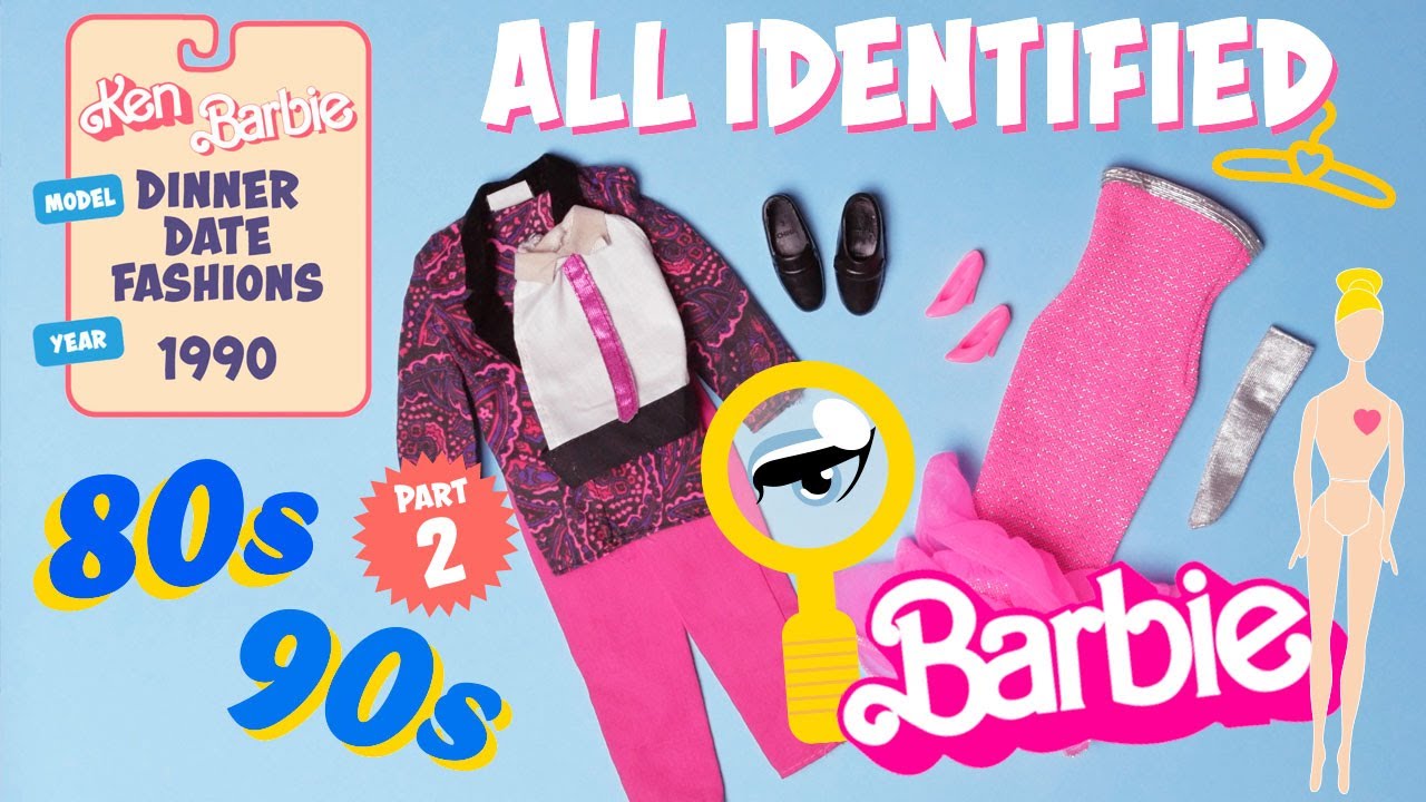 Barbie fashion haul - 80s 90s Outfits + Accesories and more...IDENTIFIED!