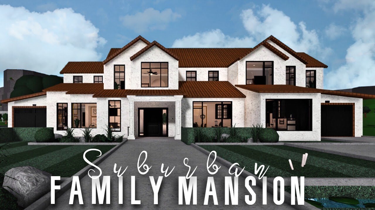 Suburban Family Mansion| Update 0.9.7| NO LARGE PLOT| ROBLOX bloxburg