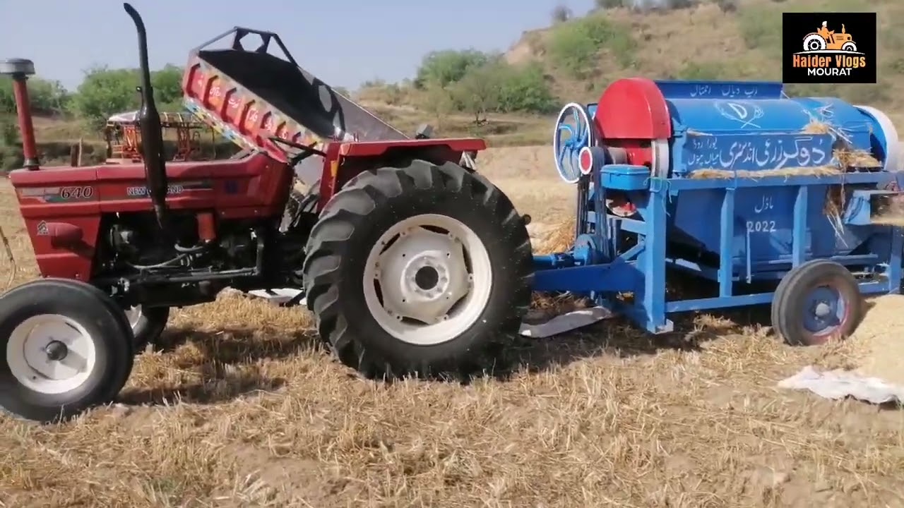 Excellent Performance Of Dogar Thrasher Mian Channu 2022 and Fait 640 Tractor | Vlog # 181