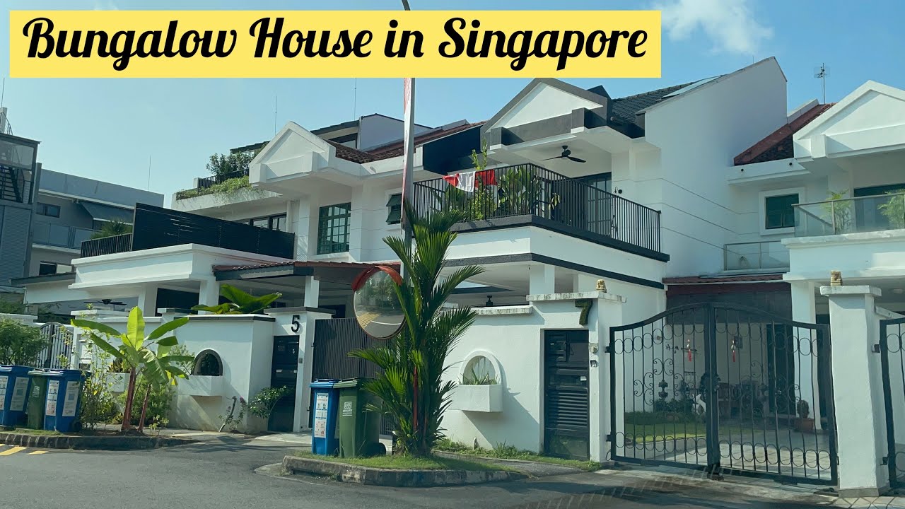 Kiểu Nhà Tư Nhân Singapore 🇸🇬 Explore Singapore Bungalow House || Tuoi Singapore