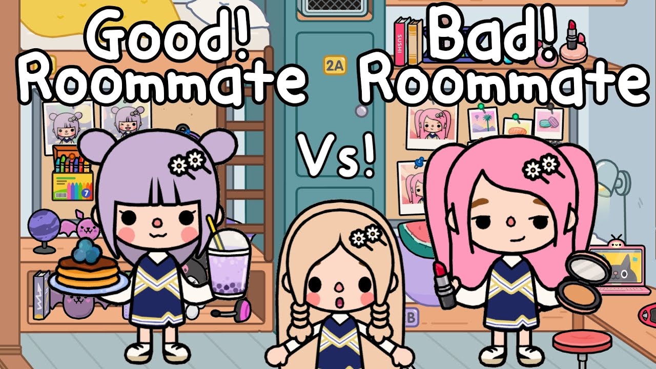 Good Vs Bad Roommate!😈🍳😇Toca Life World🌎รูมเมทนิสัยดี Vs นิสัยแย่ | Toca Boca | Toca Story Sad Story