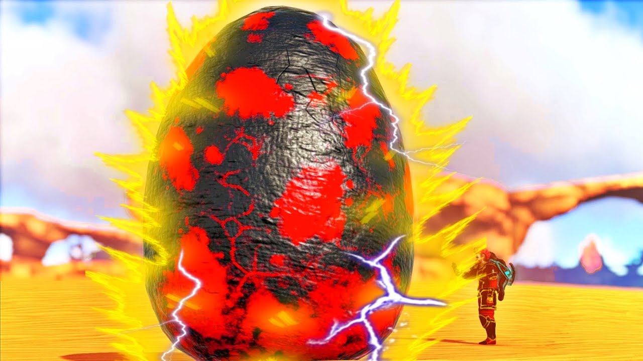 PEGUEI O OVO DE DINOSSAURO MAIS PODEROSO DO ARK SUPER MODS!