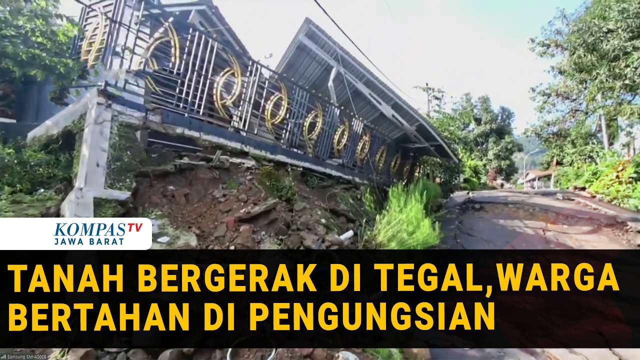 Tanah Bergerak di Tegal dan Semarang Rusak Rumah & Infrastruktur