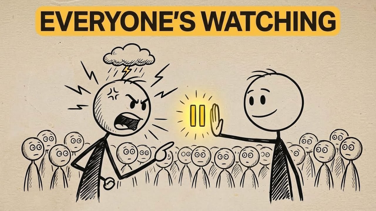 If Someone Is Rude and Everyone Is Watching, Pause Like This