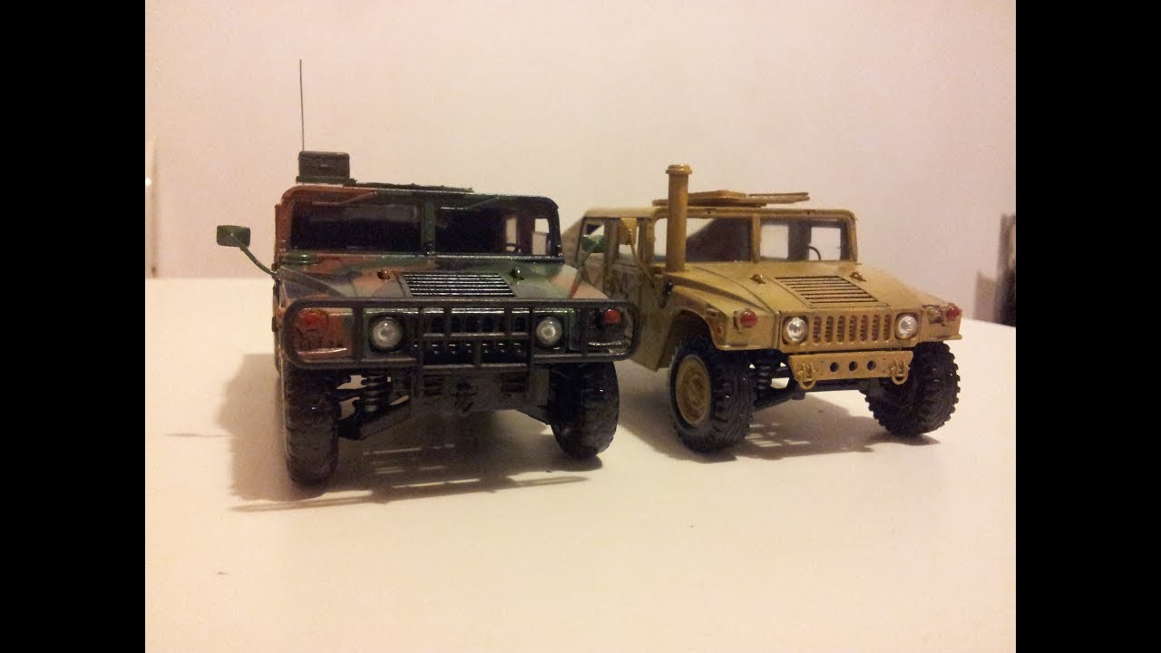 HMMWV( HUMMER) Zvezda, Моделист...35 scale - шаг 4