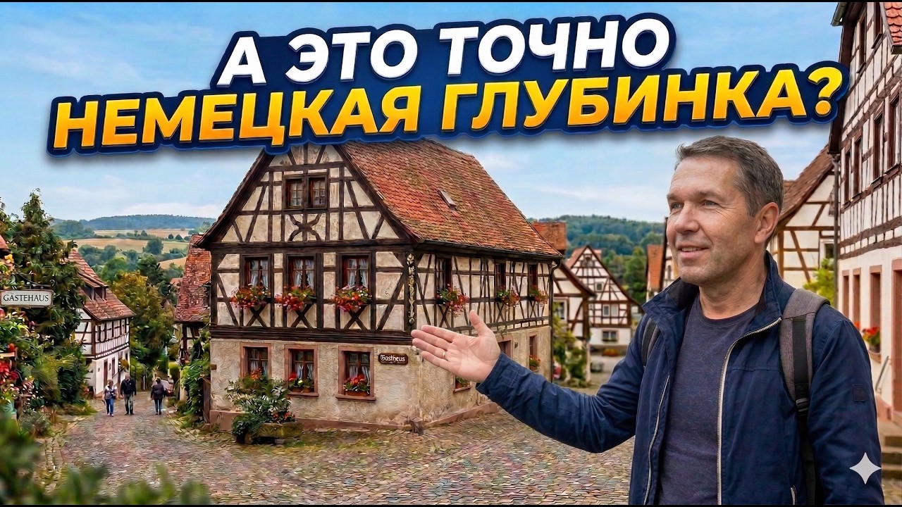 ГЛУБИНКА ГЕРМАНИИ, которую не видят туристы: Самая маленькая деревня в лесу 🌲