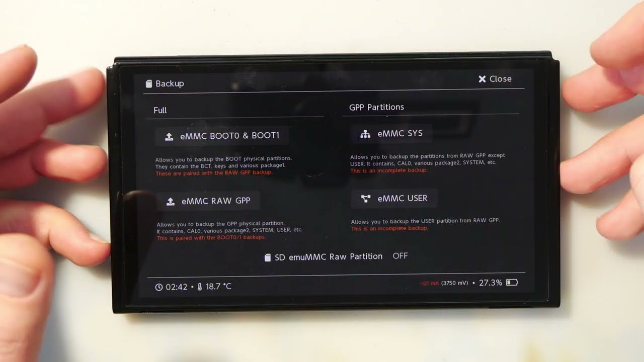 Створення резервної копії Nintendo Switch | Як зняти бекап системи Nintendo Switch