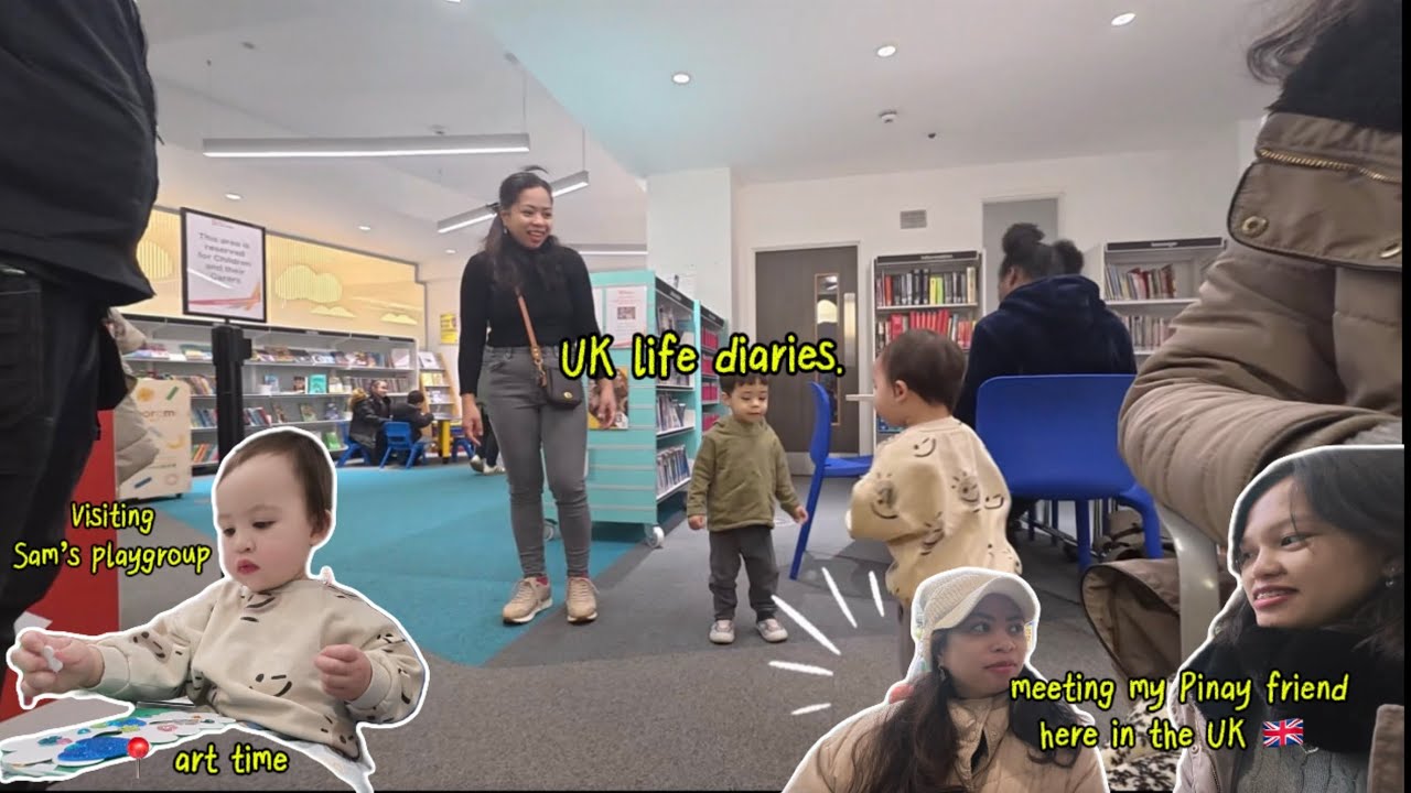 UK life diaries🇬🇧Sam’s first art work| Meeting my Pinay friend| Chicken adobo for dinner 