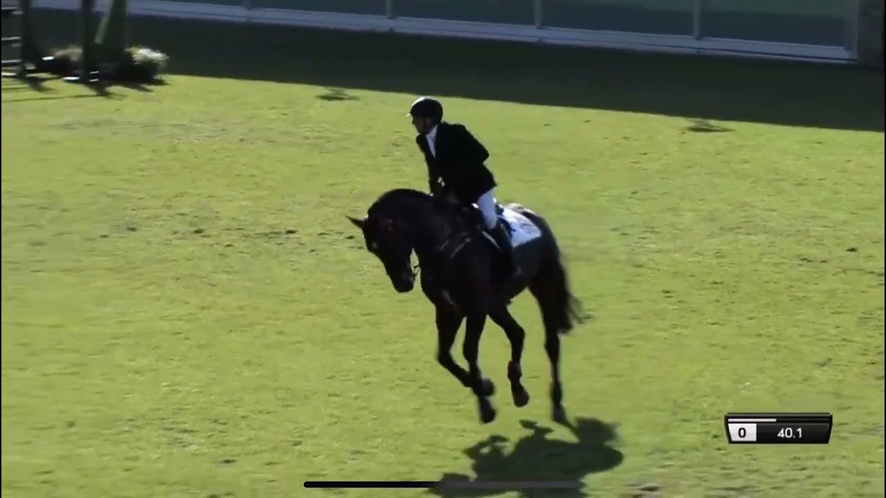 Cote d’Or Z CSIYH2* 7 y/o 145 final WBFSH Studbooks Jumping Global Champions Trophy (first ever 145)