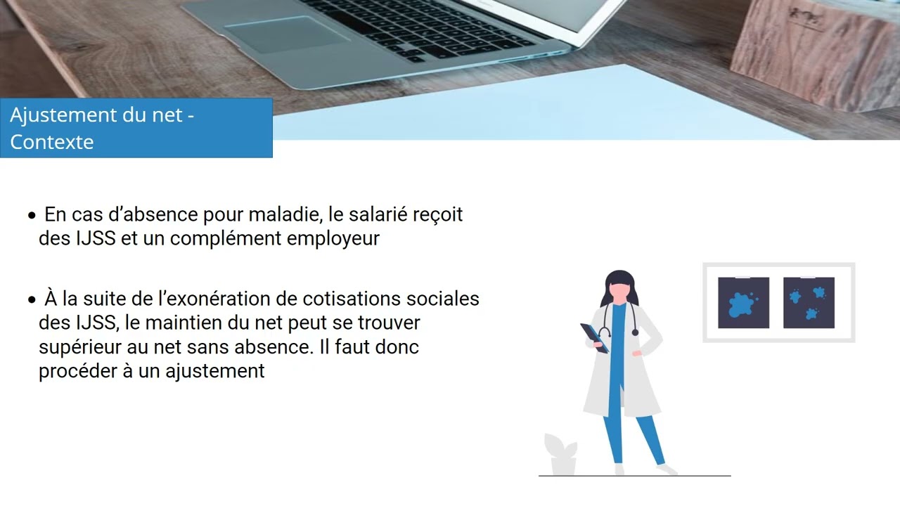 Ajustement du net sur SILAE