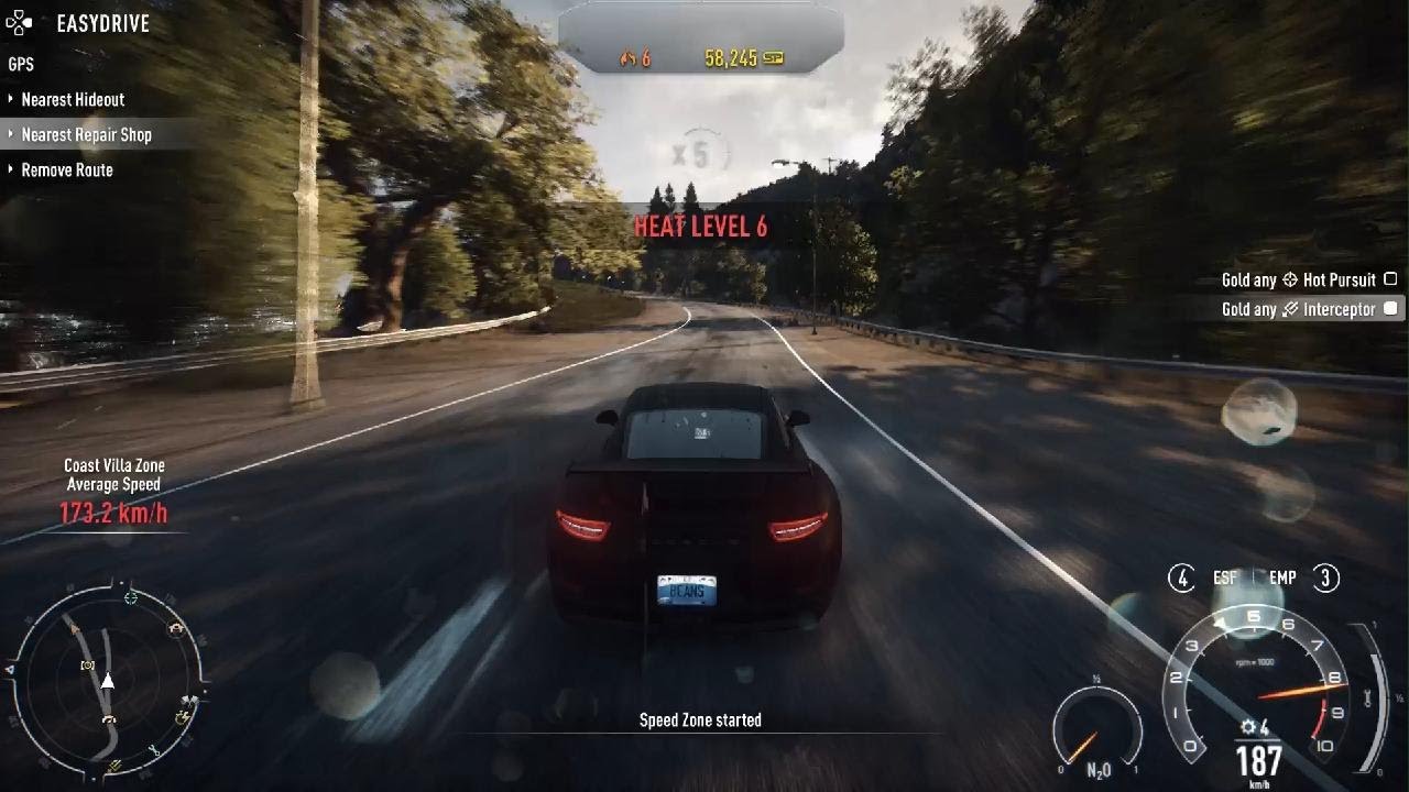 Porsche 911_Heat Level 6_Need for Speed Rivals