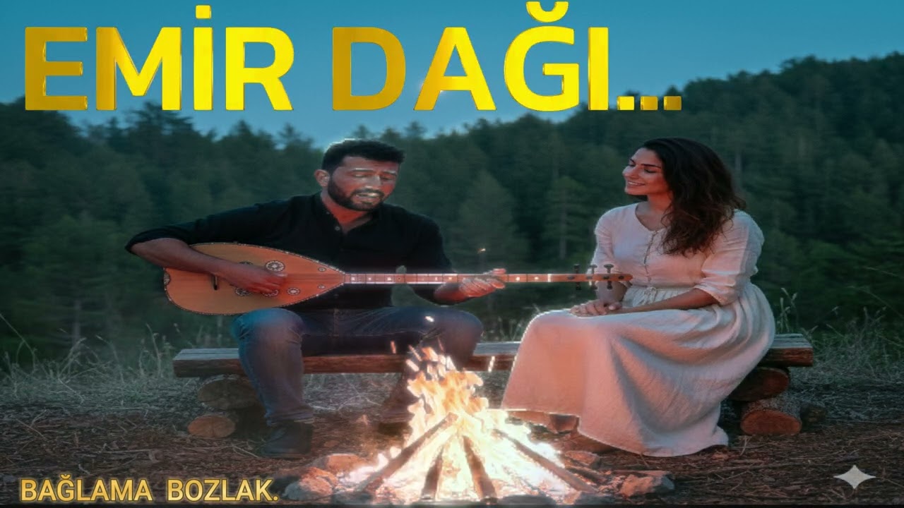 ✅Emir Dağlarına Kara Gidelim | BAĞLAMA  ile Yavaş Ağıt | Eski Plak Hissi bozlak