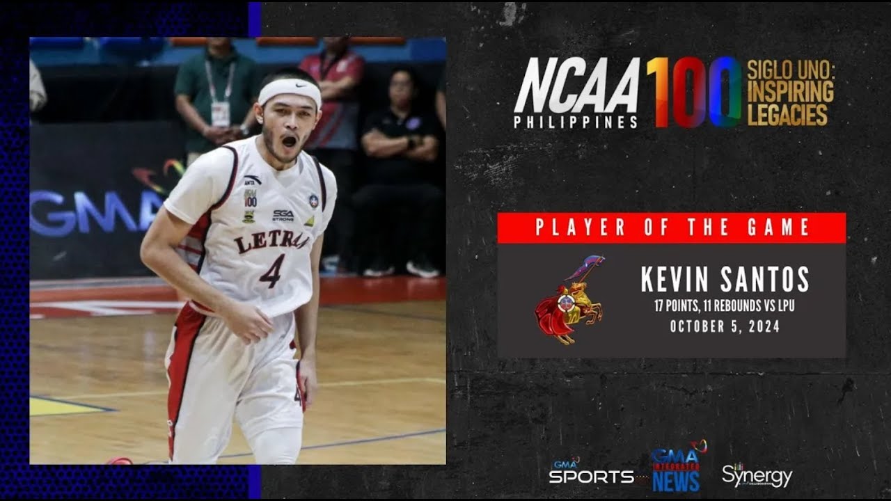Player of the Game - Kevin Santos vs LPU | NCAA Season 100