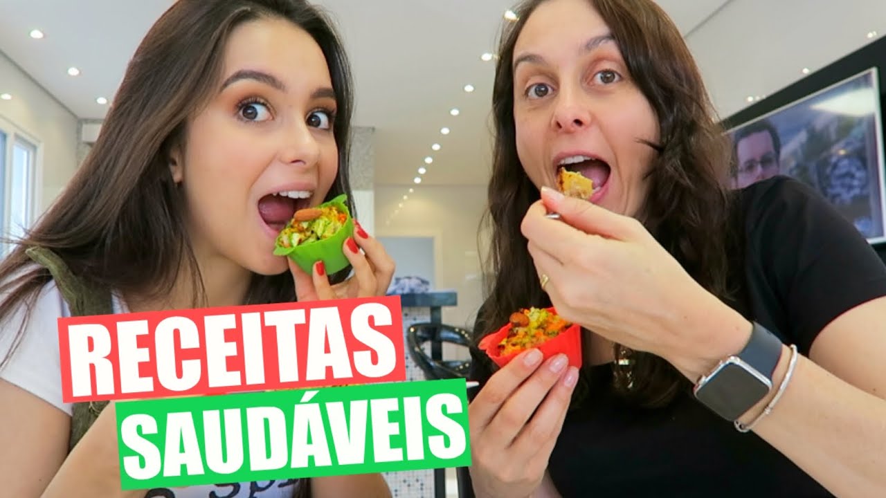 Receitinhas Saudáveis com minha Mãe! (Muffin + Bolo)| Stephanie Garcia