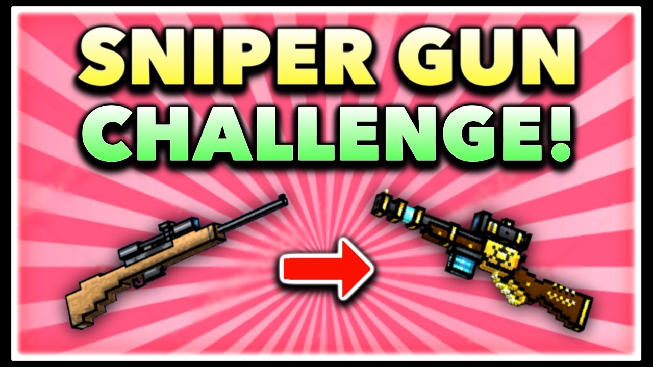 Pixel Gun 3D - Sniper Gun Game Challenge! (Using ALL Snipers)