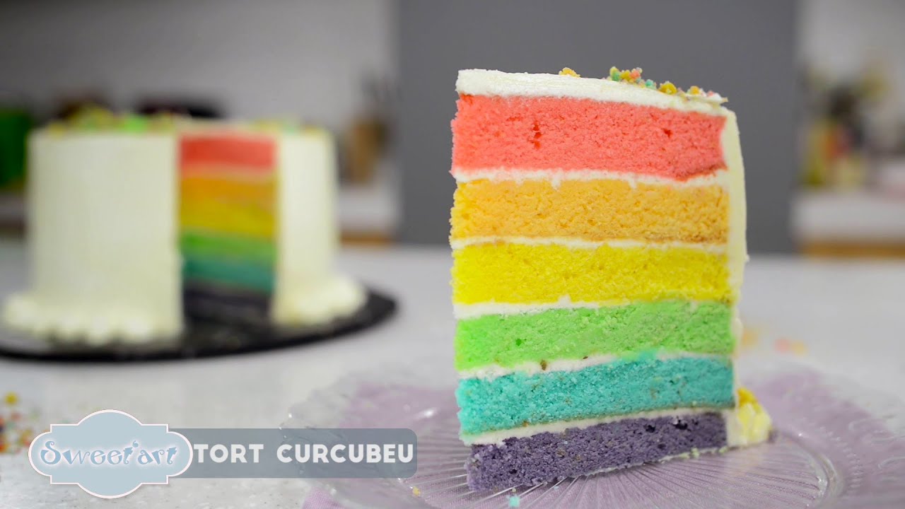 Reteta - Tort curcubeu | Bucataras TV