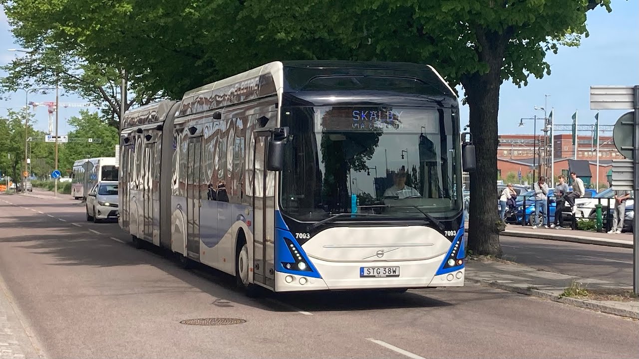 Bus ride linje 1 från Källgatan till Sjöhagen