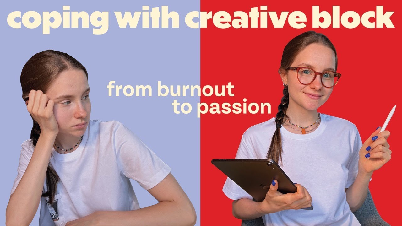 5 steps to overcome creative burnout | graphic design, motivation and advice