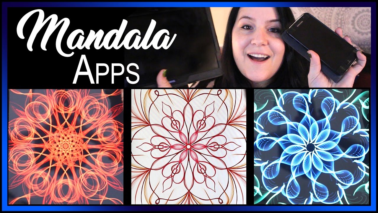 Reviewing MANDALA APPS | Create an amazing mandala in 30 seconds!